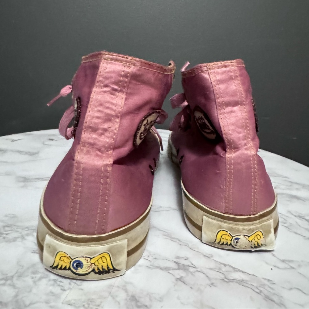 Von Dutch Vintage Y2K Pink Hightop Sneakers - Picture 3 of 8